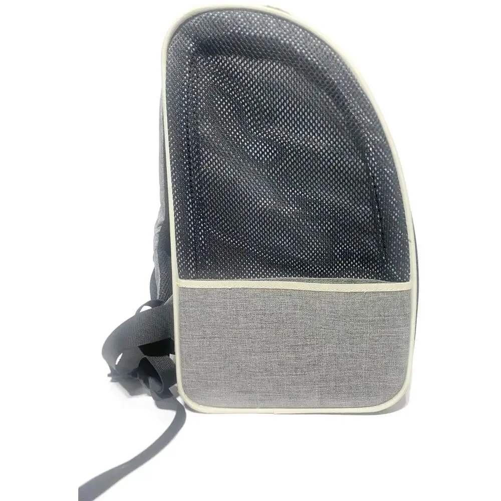 Texsens Innovative Traveler Bubble Backpack Pet Carrier Cats Dogs Black Gray